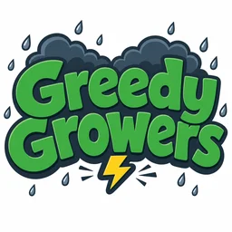 Greedy Growers logo